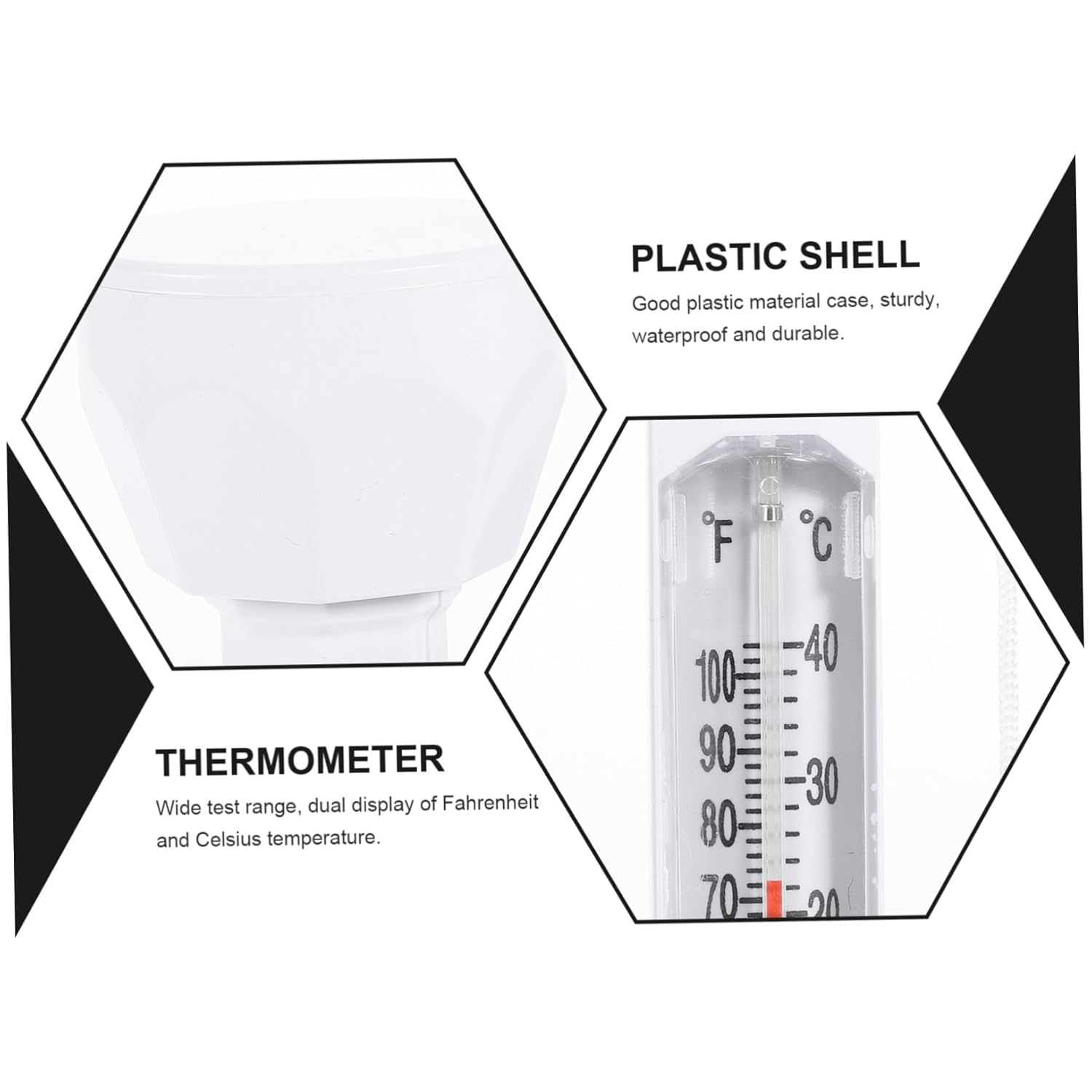 Ibasenice Floating Pool Water Thermometer with Celsius and Fahrenheit Display Accurate Temperature Measuring Gauge for Swimming Pools Spas Hot Tubs Baths and Ponds Convenient Floating Design image number 1