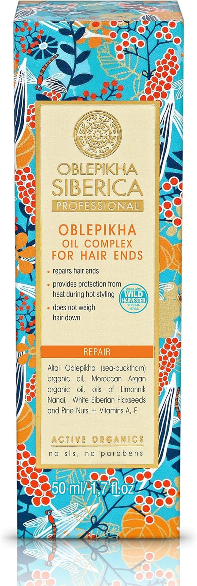 Active Organic Sea Buckthorn Oil for Hair Tips 50 Ml (Natura Siberica) image number 3