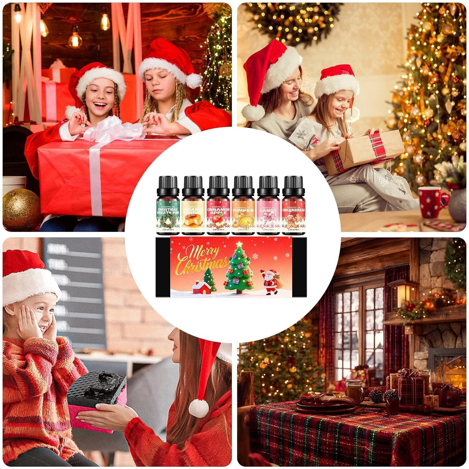 Christmas Fragrance Oil - Cheerful Fragrances Set of Winter Fragrances | Perfumes for Soap Production of 6 Pieces | Christmas Fragrances &ndash; Cheerful Scented Oil, 6 Pieces by Prof image number 3