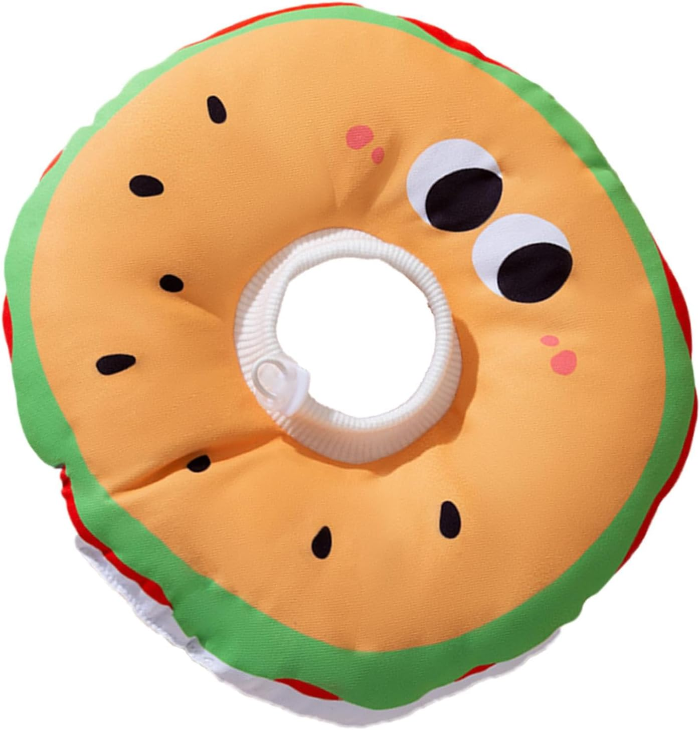 Dog Recovery Collar - Adjustable Dog Cone Collar Cat Neck Pillow in Hamburger Shape | Cat Neck Protector, Comfortable Dog Soft Cone for Cats, Dogs, Pets Recovery