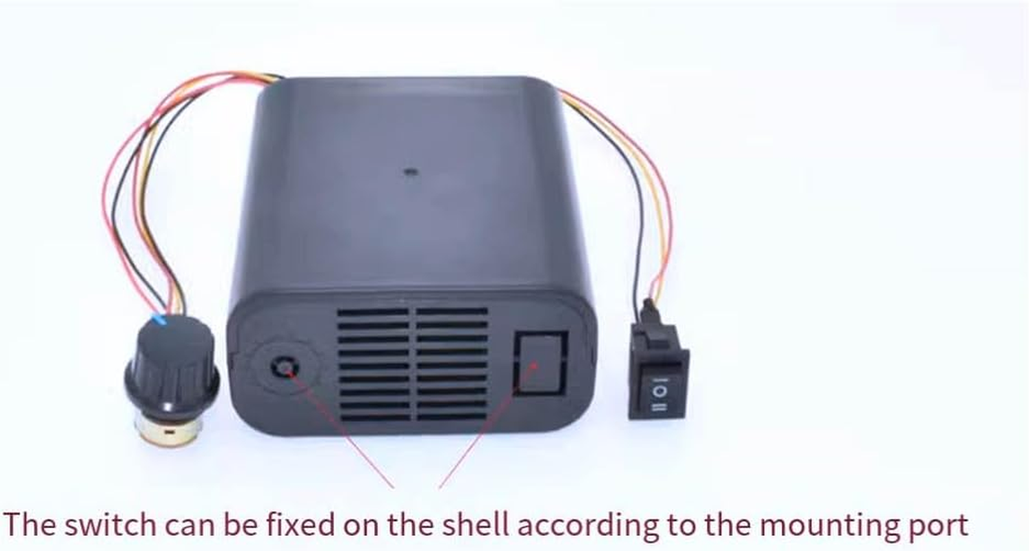 RESFNSE DC 10-55V 60A PWM Motor Speed Controller 0-100% RPM LED Digital Adjustable CW CCW Forward Reverse Motor Control Switch 1 Pcs image number 4