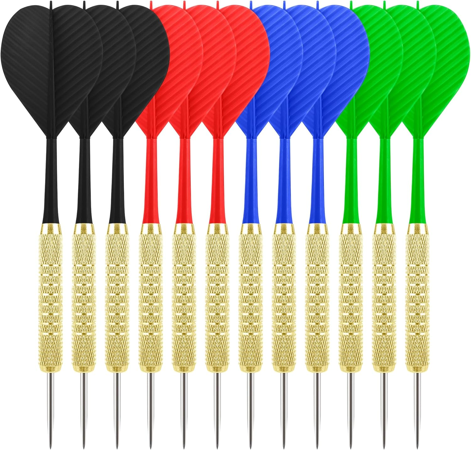 Cyeelife Steel Tip Darts,12 Pack Metal Tip Dart Set, Darts Metal Tip Set, Metal Darts for Dartboard image number 4