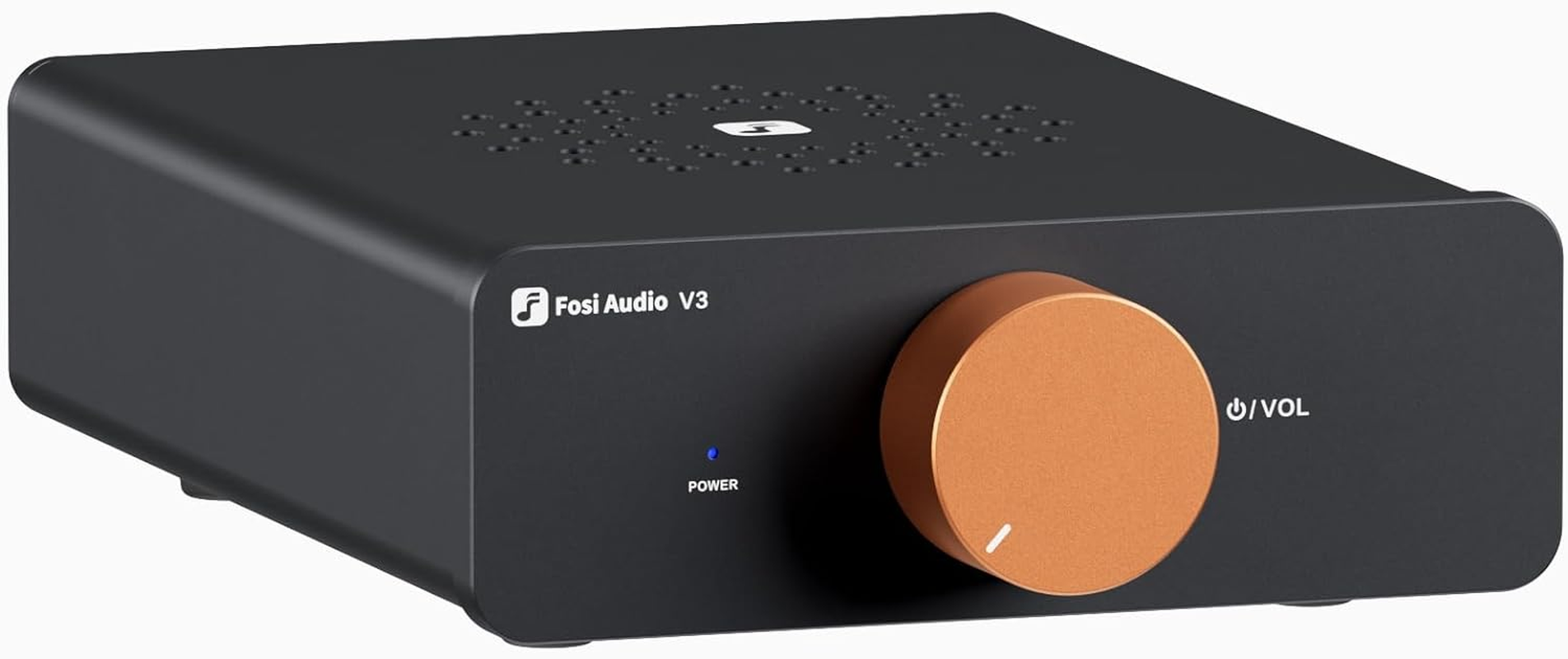 Fosi Audio Replaceable Control Knob Orange Controller for V3 Amplifier Stereo Amplifier Home Audio, KNOB-V3-EU