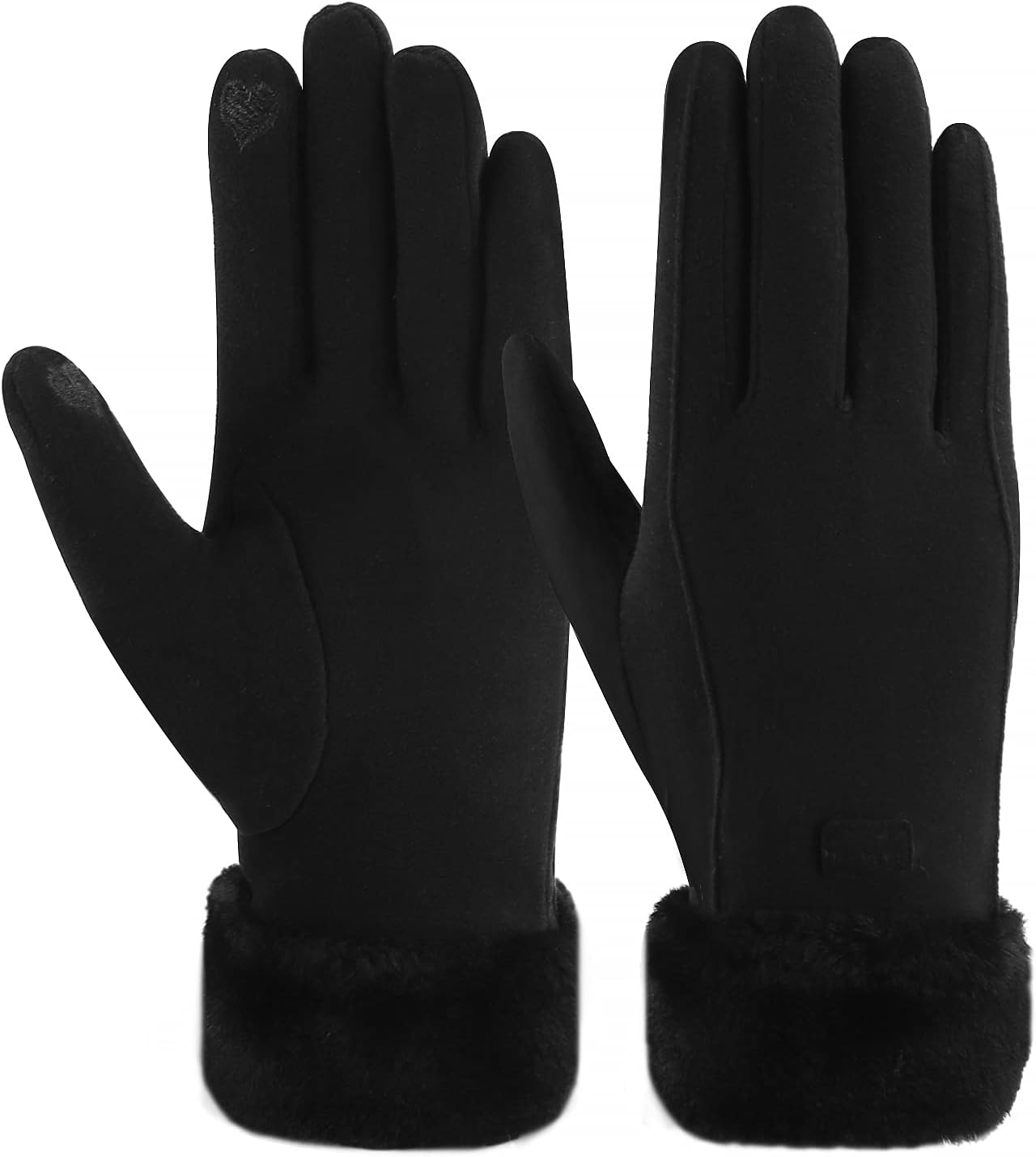 Womens Winter Warm Touchscreen Texting Gloves with Thermal Fleece Lined for Cold Weather