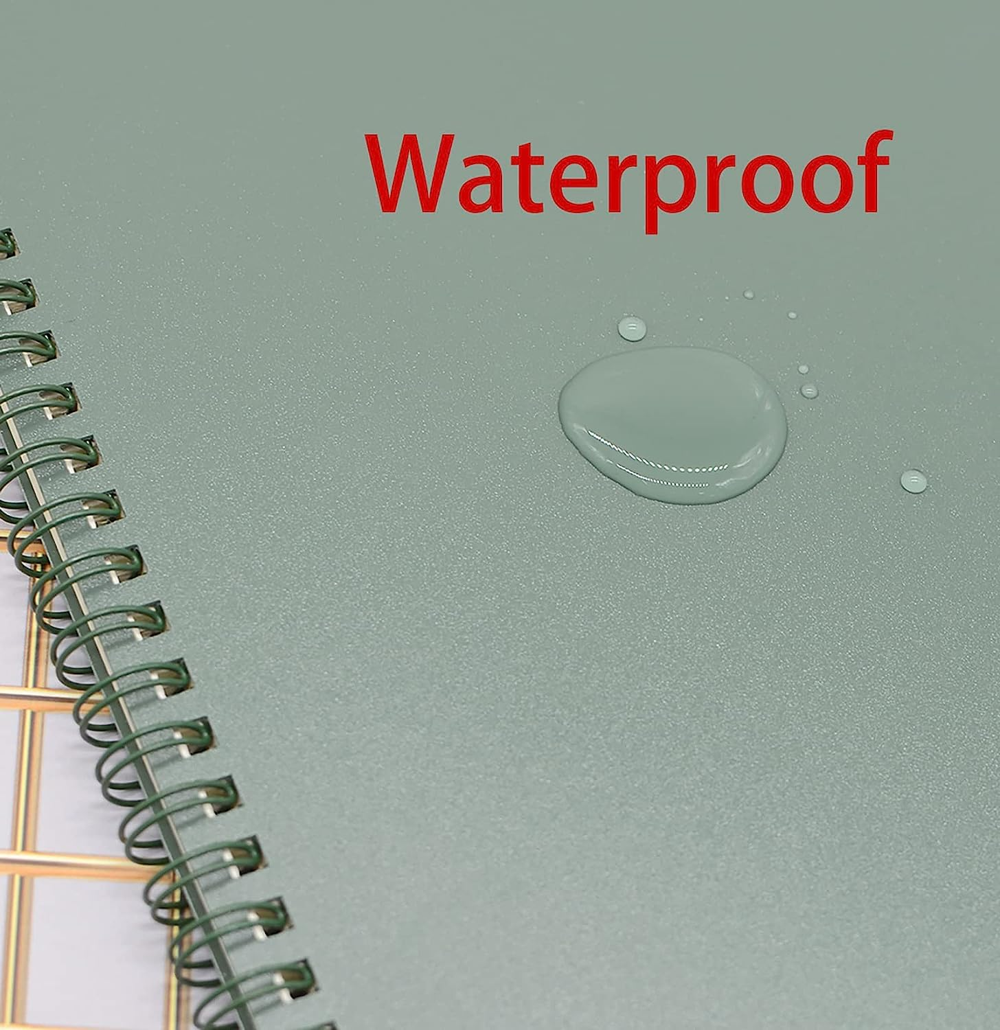 Yansanido Spiral Notebook, 4 Pcs 4 Color A5 Thick Plastic Hardcover 7Mm College Ruled Paper 80 Sheets (160 Pages) Journal for School and Office Supplies (4 Pcs A5) image number 3