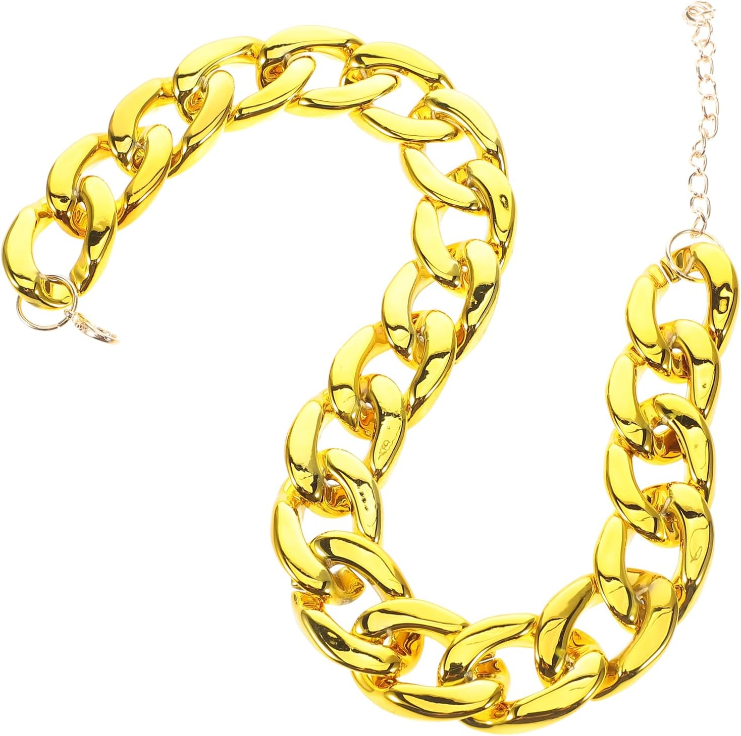 INOOMP Gold Dog Chain Collar Stainless Steel Gold Chain Pet Jewelry Necklace Pet Pendant for Small Dogs Cats Pets image number 1