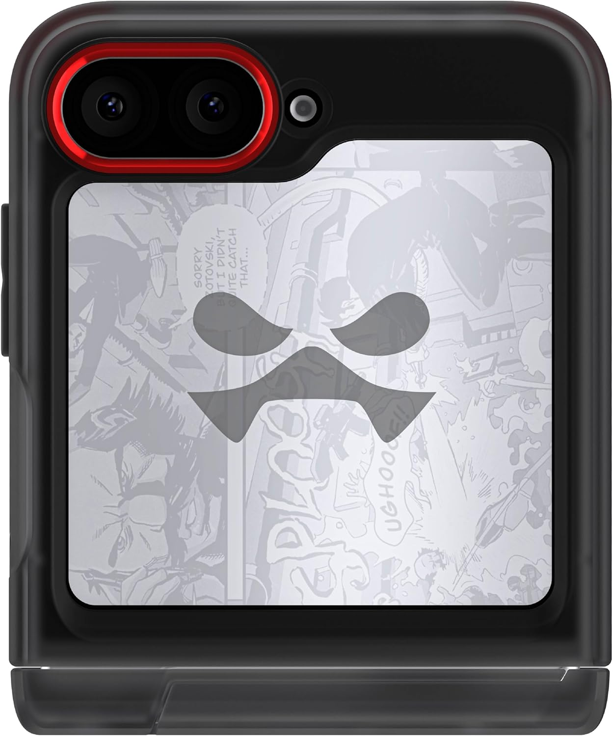 Ghostek Covert Clear Galaxy Z Flip 6 Case with Built-In Kickstand and Full Hinge Protection Shockproof Protective Phone Cover Designed for 2024 Samsung Galaxy Z Flip6 (6.7") (Smoke) image number 3