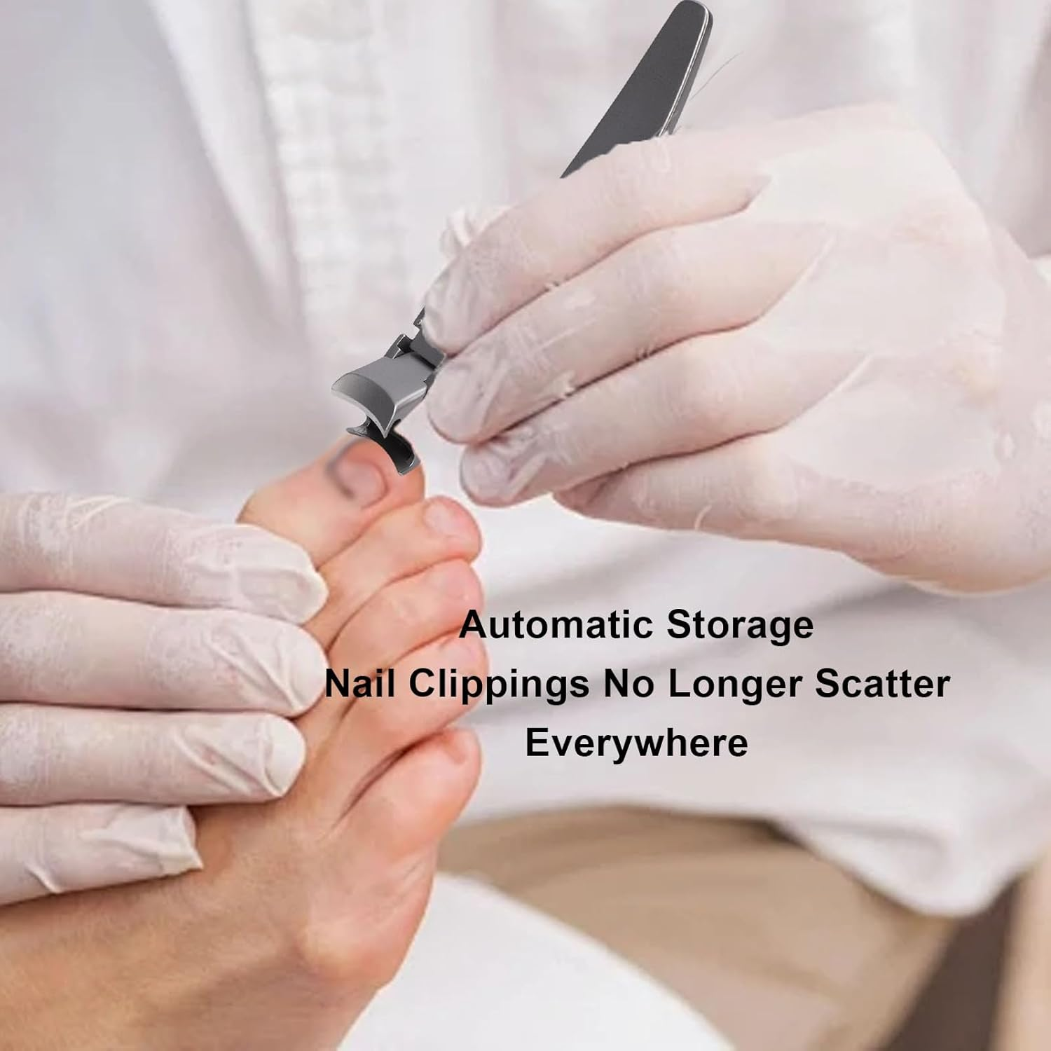 NOENNULL Ultra Wide Jaw Opening Nail Clipper Set, Toenail Clippers for Thick Nails, Stainless Steel Toe Nail Clippers for Seniors, Men & Women Manicure Pedicure image number 4