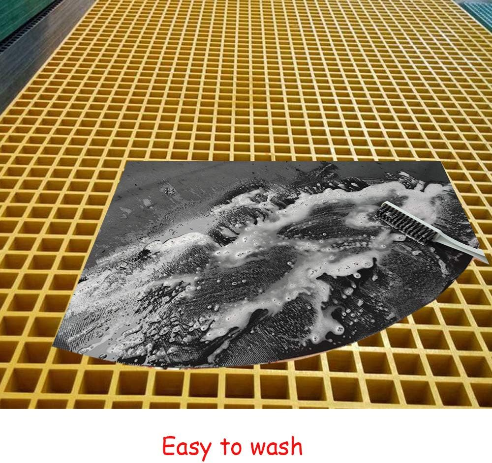 Fireproof Chimineas Mat for Deck,Protection Grill & Patio Fire Pit Pad Hearth Rug, Fireproof Mat, Deck Protector for Wood Burning Fire Pit, Gas Fire Pit, Charcoal Grill (48 Inch) image number 2