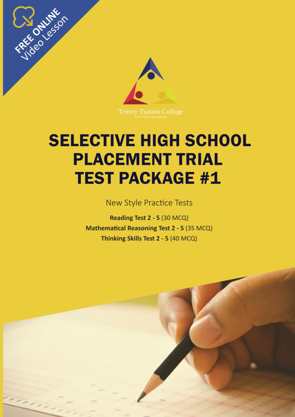 NSW SELECTIVE TRIAL TEST PACKAGE VERSION 1 (4 Tests) + Online Video Lessons