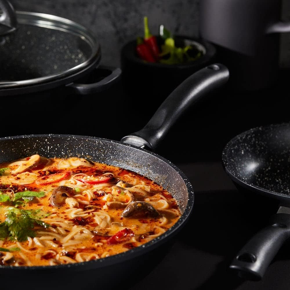 Baccarat Stone 6 Piece Cast Aluminium Cookware Set with Stir Fry Pan image number 1