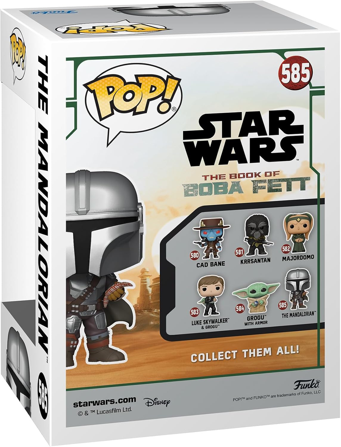 FUNKO POP! STAR WARS: Book of Boba Fett - Mando with Pouch image number 1