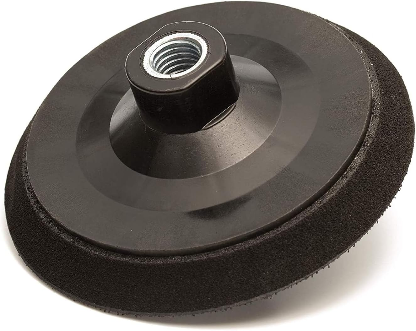 Glass Polish (125Mm) Medium Density Foam Backing Pad with M14X2 Thread for Rotary Polishing Machines - Hook and Loop Grip - GP12612 image number 3