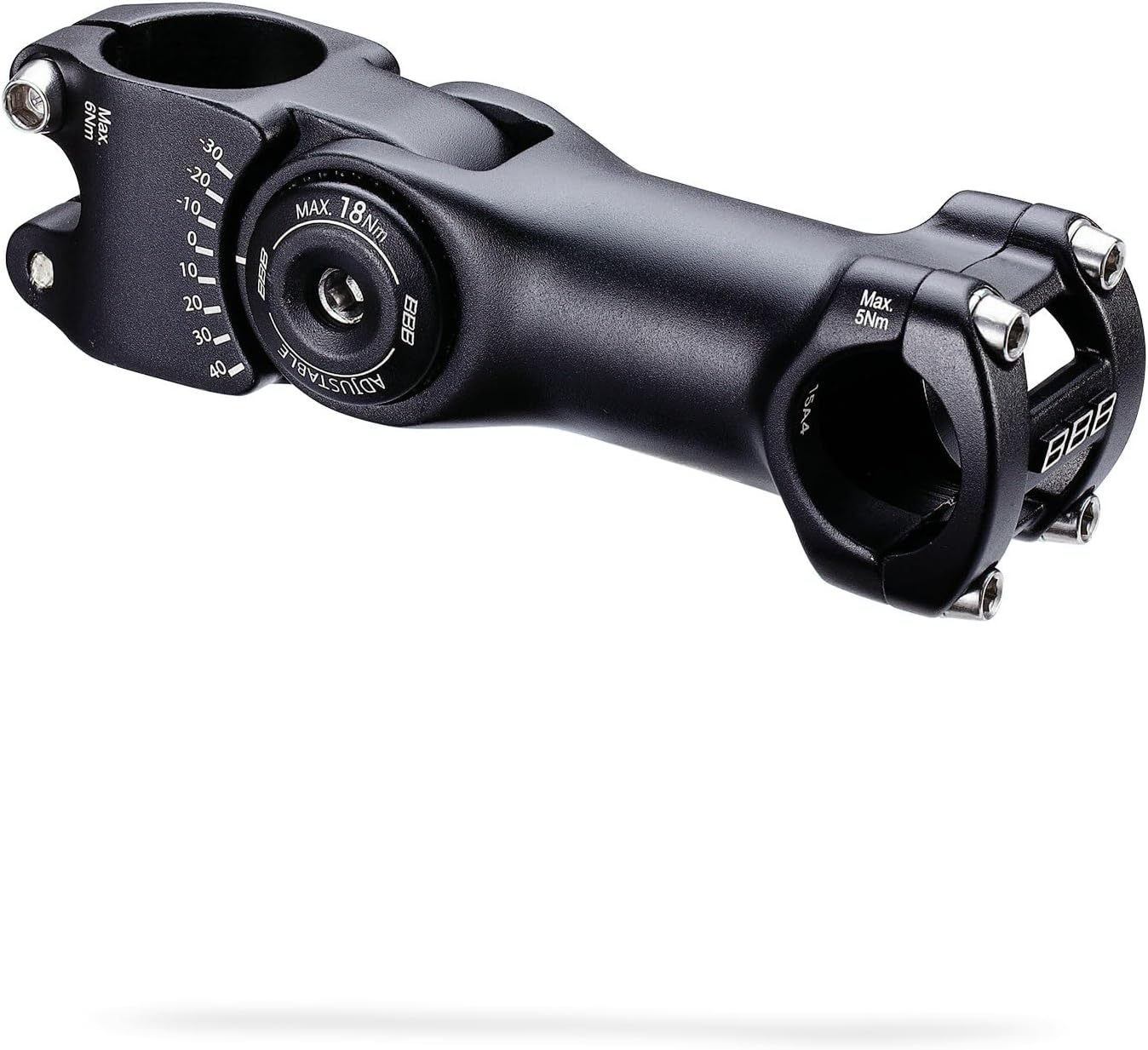 BBB Highsix BHS-28 Handlebar Stem Height Adjustable 1-1/8" Black 25.4Mm Handlebars