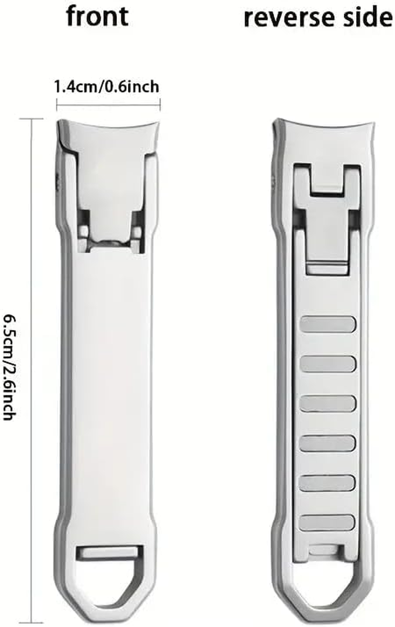 German Precision Nail Clipper with File - Stainless Steel, Ultra Thin, Superior Durability, Patented Design & Lock Mechanism image number 1