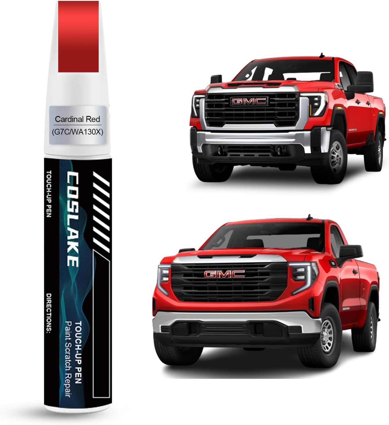 Car Touch up Paint(Volcanic Red Tintcoat(Gnt/Wa170H)) for GMC, Car Paint Scratch Repair Kit, Quick & Easy Solution to Repair, 2 in 1 Scratch Remover Pen with Color-Matched