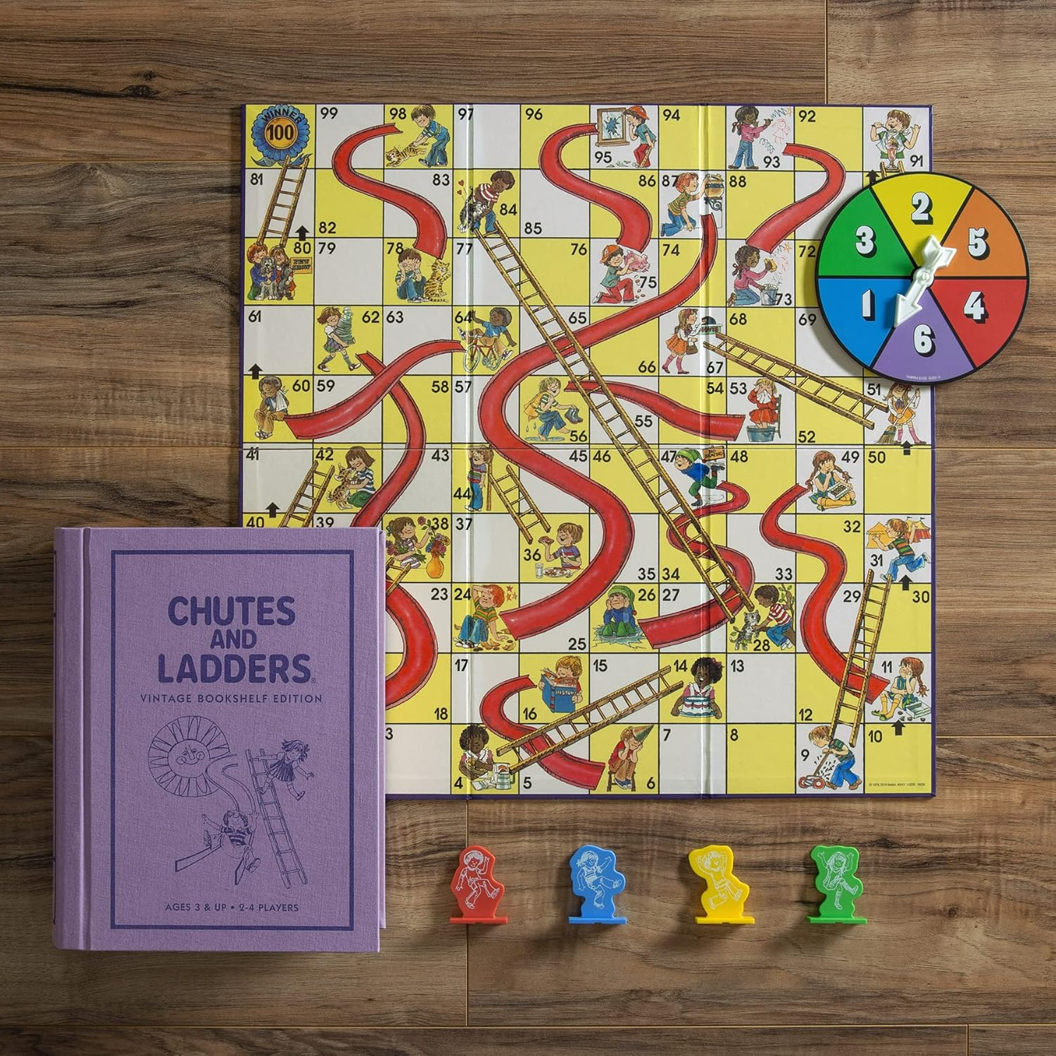 WS Game Company Men'S Chutes & Ladders Vintage Bookshelf Edition image number 1