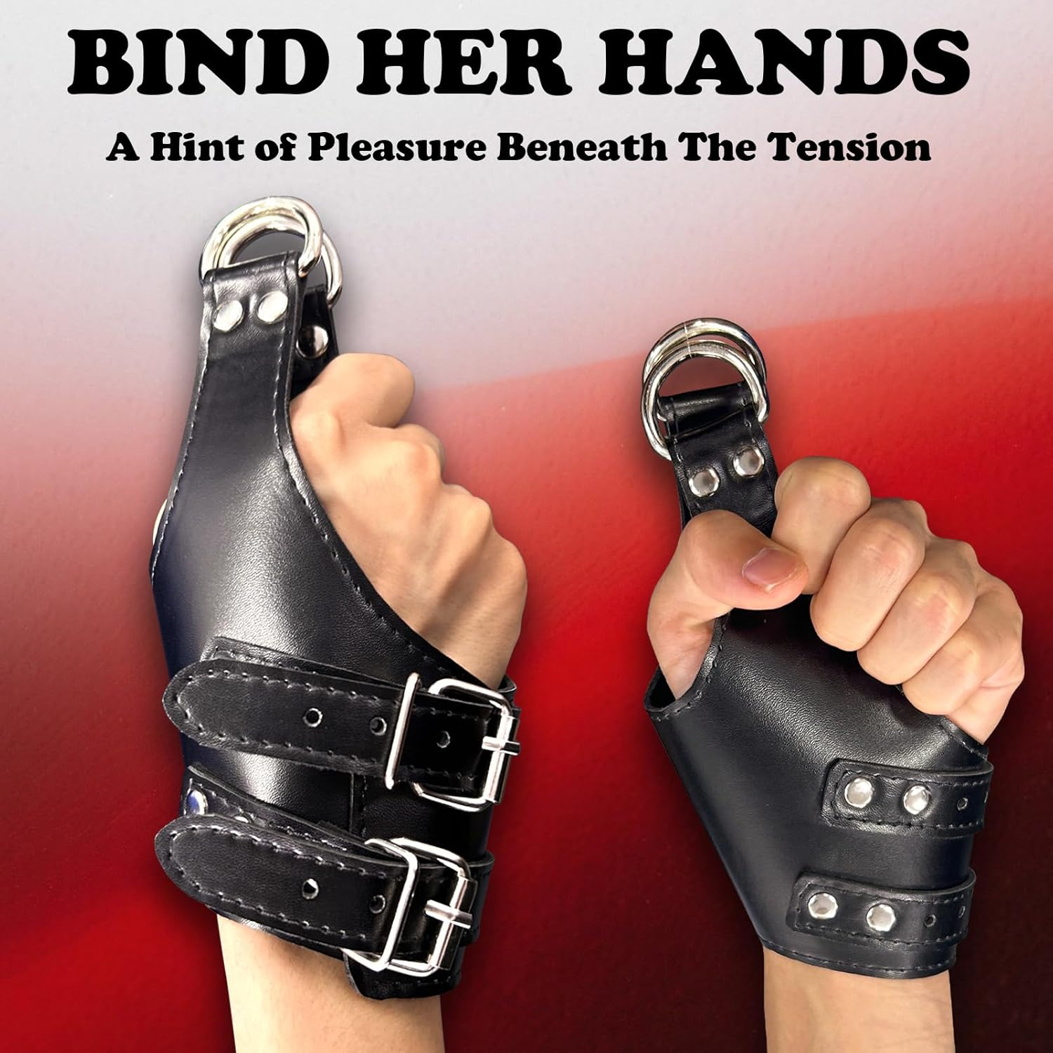 BDSM Bondage Set with SM Handcuffs Leather Standing Suspension Cuffs for Couples Erotic Sex Games Extreme Pleasure