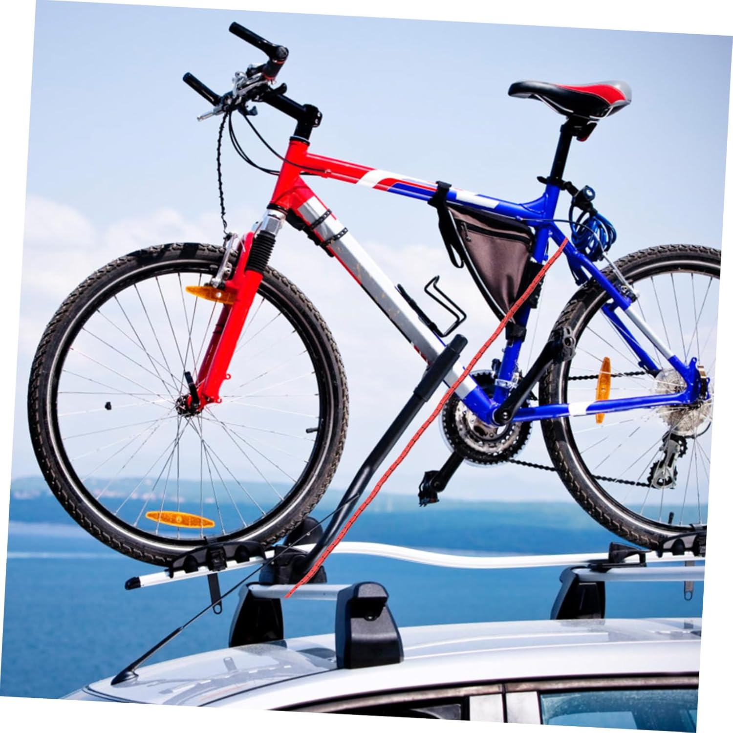 OSALADI 3Pcs Luggage Rack Telescopic Rope Elastic Straps for Cargo Tie-Down Strap Rubber Band Lashing for Luggage Binding for Outdoor Camping and Travel image number 4