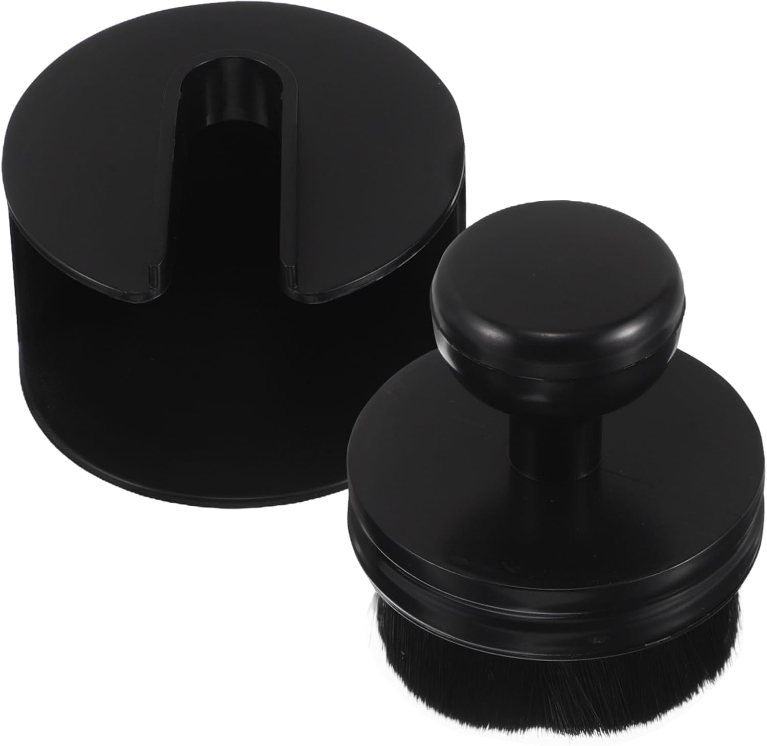 STOBAZA 1Set Tire Shine Brush Applicator for Automotive Detailing and Maintenance Organized Storage Stand Tire Gloss and Lifespan for Car Care image number 1