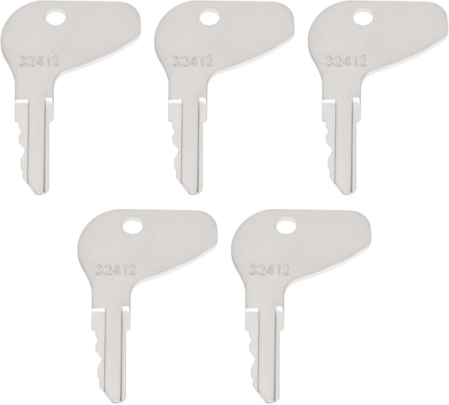 SG Store 5Pcs Tractor Ignition Switch Key 32412 H32412 35260-31852 Compatible with Kubota L G M Series Compatible with Mahindra Mitsubishi image number 4