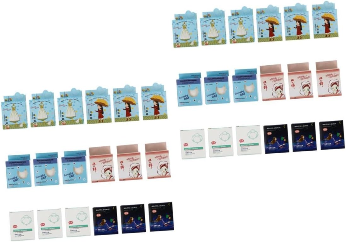 Healeved Cotton Makeup Removal Pads Gentle Cleansing Makeup Sponge Exfoliating Gentle Skin for Daily Use image number 5