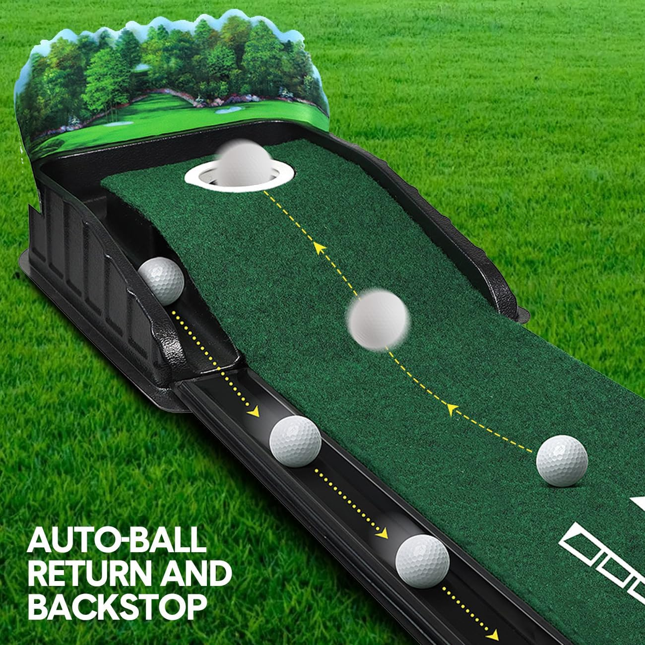Aumerage Golf Practice Bundle - Indoor/Outdoor Training Aids to Improve Swing Accuracy & Ball Speed for All Skill Levels image number 5