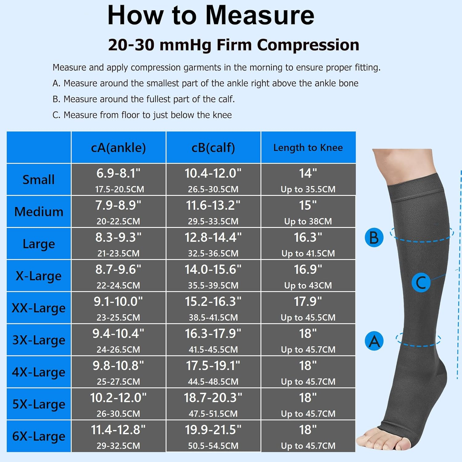 Compression Socks, 20-30Mmhg Best Recovery Performance Graduated Compression Stockings for Men Women. Athletic Sports Socks, Running, Travel, Relieve Swelling, Varicose Veins, Edema, 1 Pair image number 4