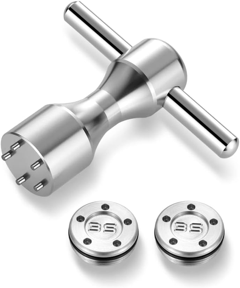 ROYMADE Golf Putter Weights 2Pcs 5G/10G/15G/20G/25G/30G/35G/40G/45G with Wrench Kit Set Compatible with Titleist Scotty Cameron Putter Golf Accessory (2Pcs 35G+Wrench)