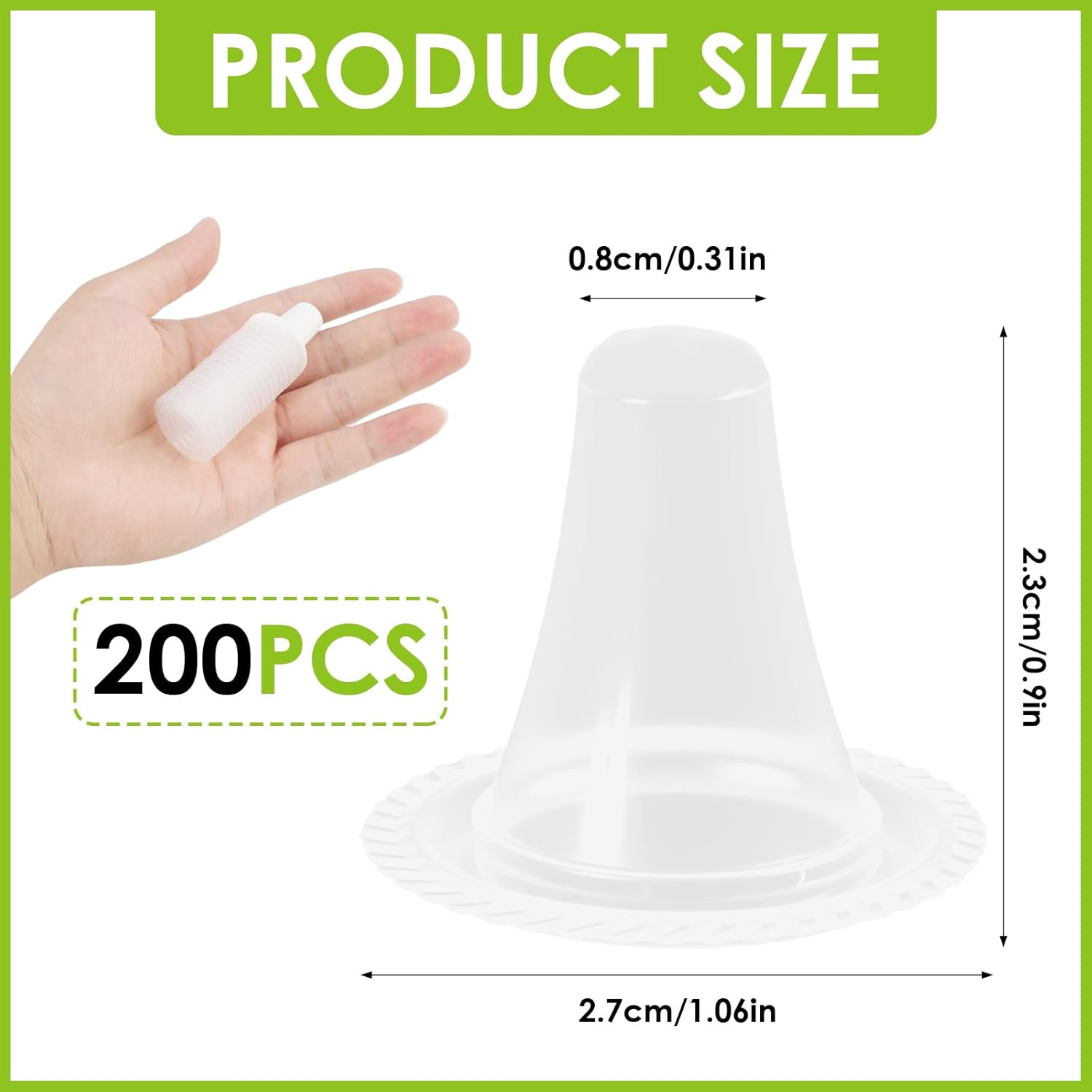 200 Pack Ear Thermometer Probe Covers Compatible with Braun Thermoscan, Replacement Lens Filters & Refill Caps for All Braun Thermometer Models, Hygienic Disposable Protective Covers BPA & Latex Free image number 4