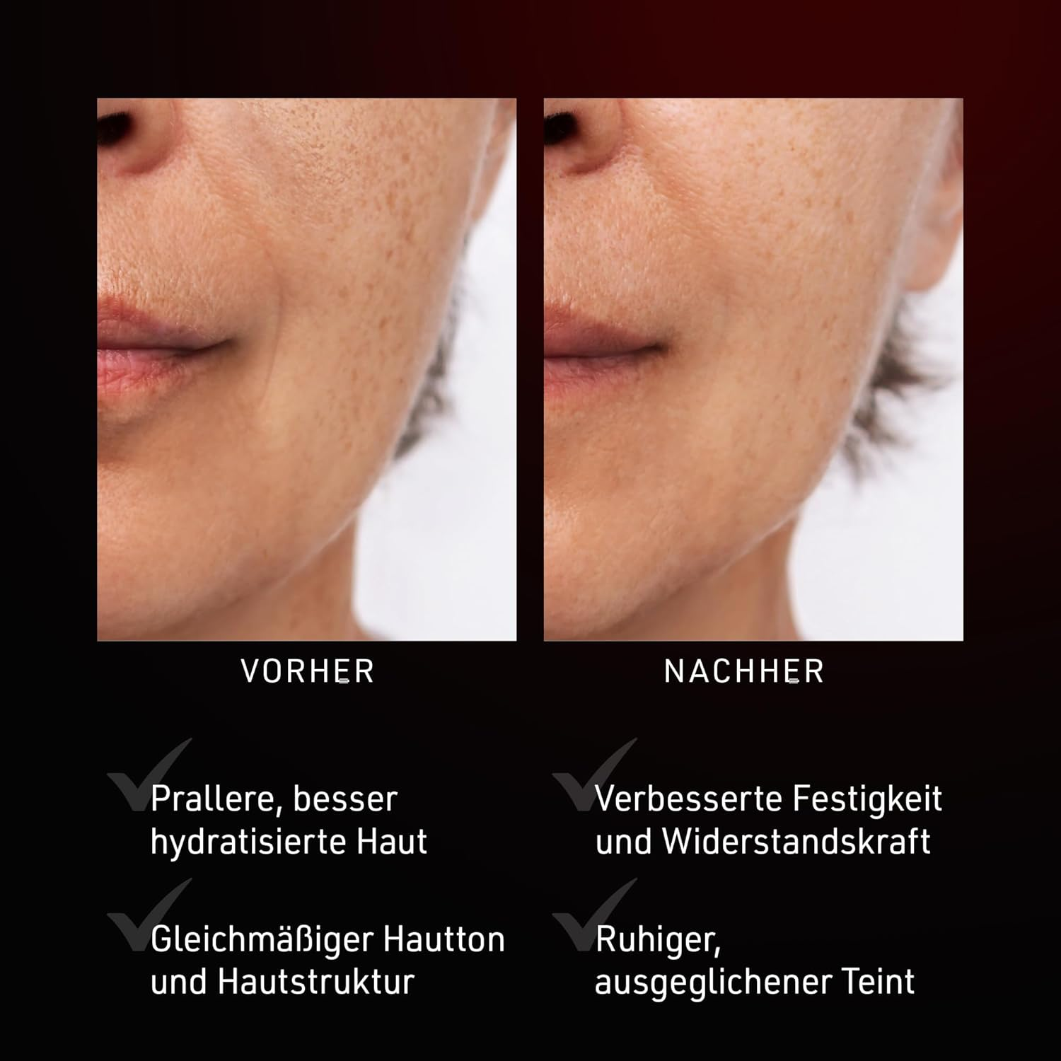 FAQ Red Light Peptide Serum &ndash; Hyaluronic Acid & Peptide Face Serum for Women & Men, Hydrating Skin Care to Enhance LED Light Routines