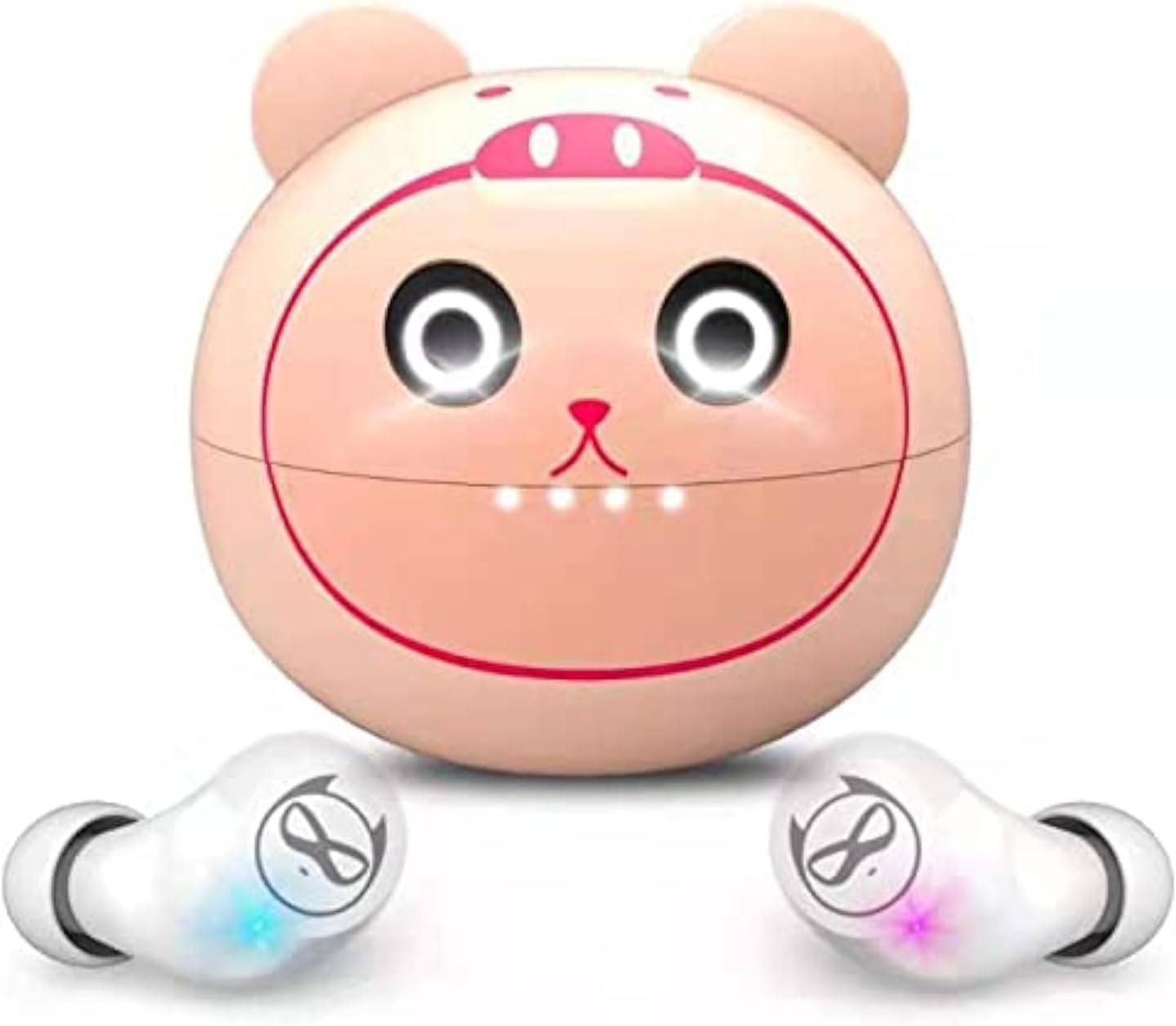 Tiny Bluetooth Earbuds,Kids Wireless Earbuds with Cute USB-C Charging Case, Waterproof Stereo TWS Wireless Earphone for Workout Sport with Micphone,Bluetooth 5.0 Headphones for Ios and Android&hellip;&hellip;