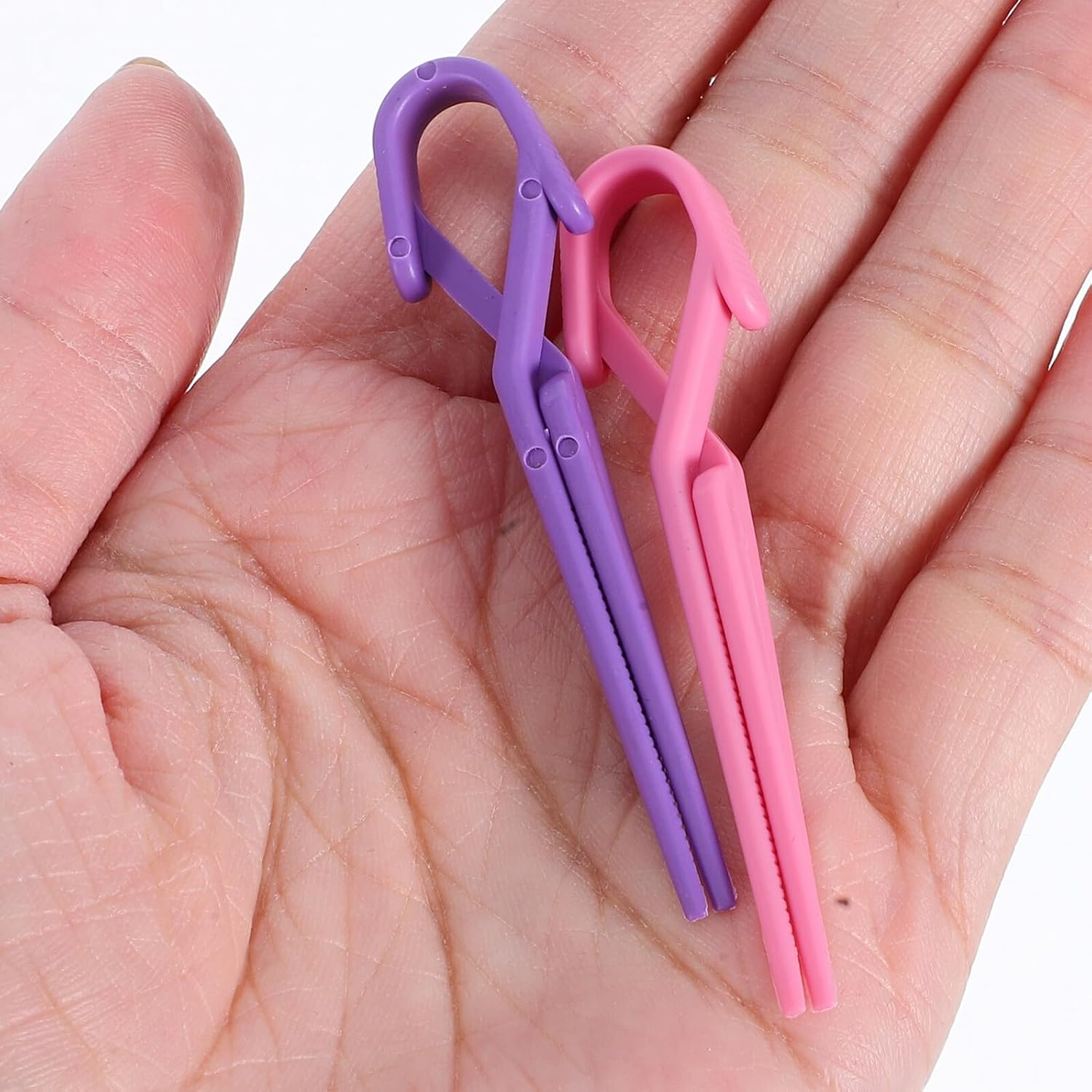 SEWACC Nail Tips Clips 160Pcs 6.3Cm Precision Shaping Clips for Gel Quick Building Nail Extension DIY Manicure at Home and Salon image number 1