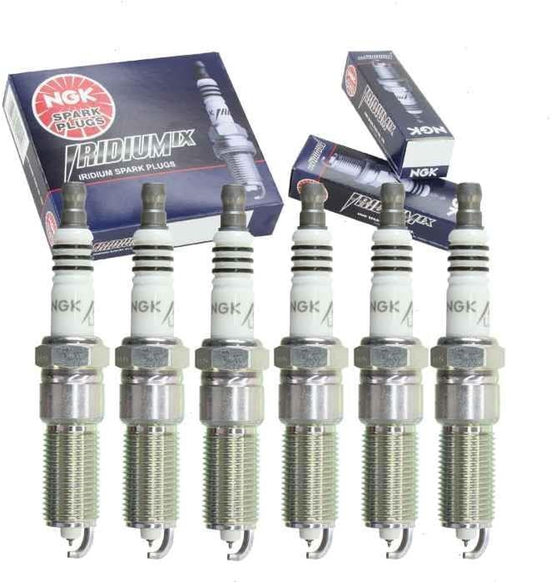 6 Pc NGK Iridium IX Spark Plugs Compatible with Jeep Wrangler 3.8L V6 2007-2011 image number 3