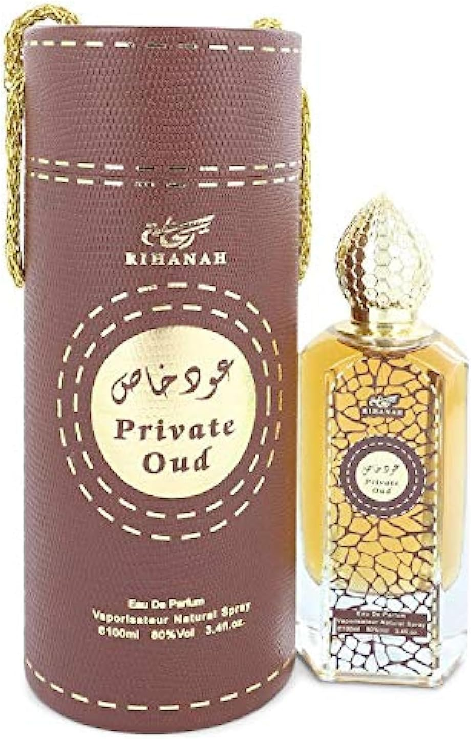 Rihanah Private Oud Eau De Parfum Spray for Men 100 Ml image number 3
