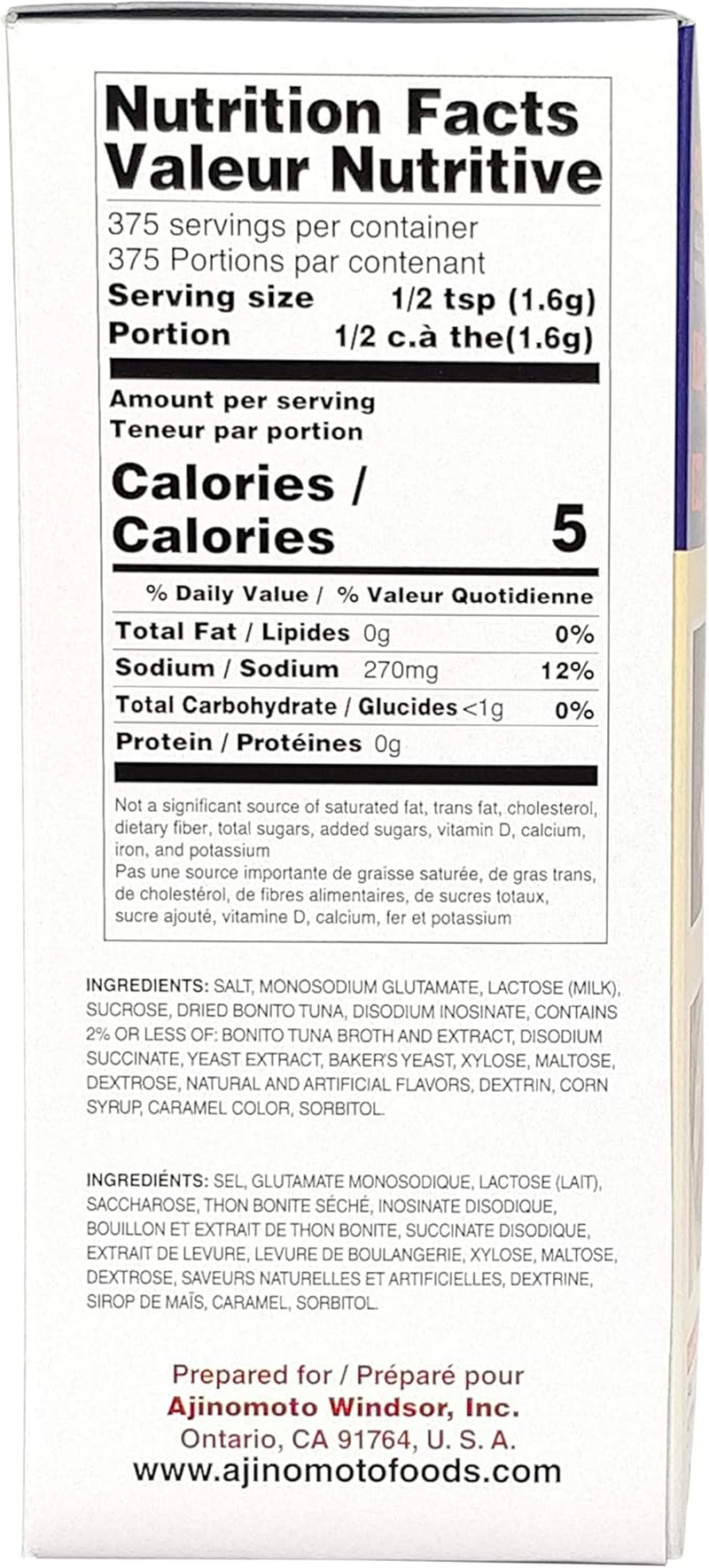 Ajinomoto Hon Dashi Bonito Fish Soup Stock, 600 Gram image number 2