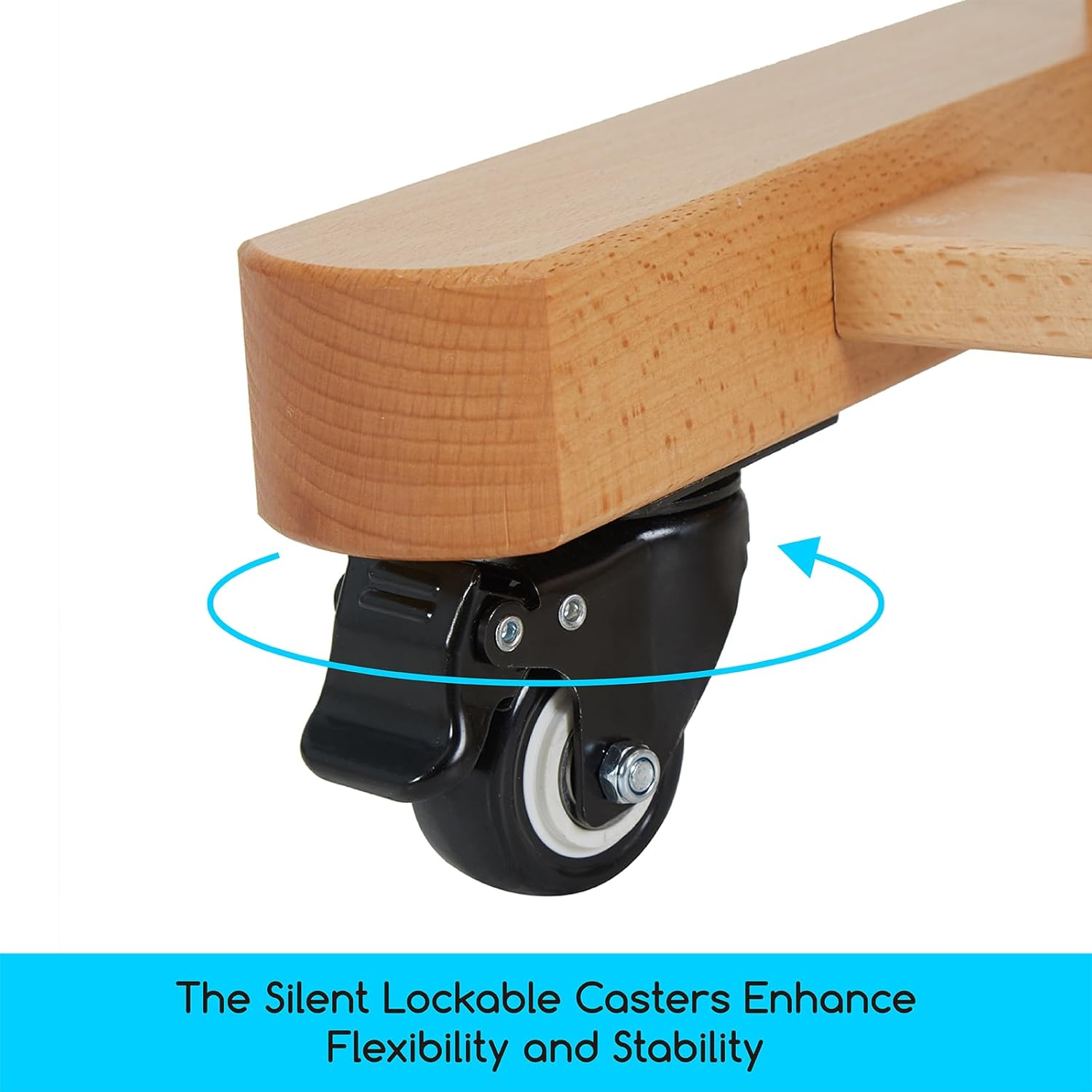 MEEDEN Movable Large H-Frame Painting Easel - Artist Studio Easel - Heavy Duty Art Easel Stand for Adults, Solid Beech Wood Easel, Holds Canvas Art up to 78.7" High - Walnut image number 2