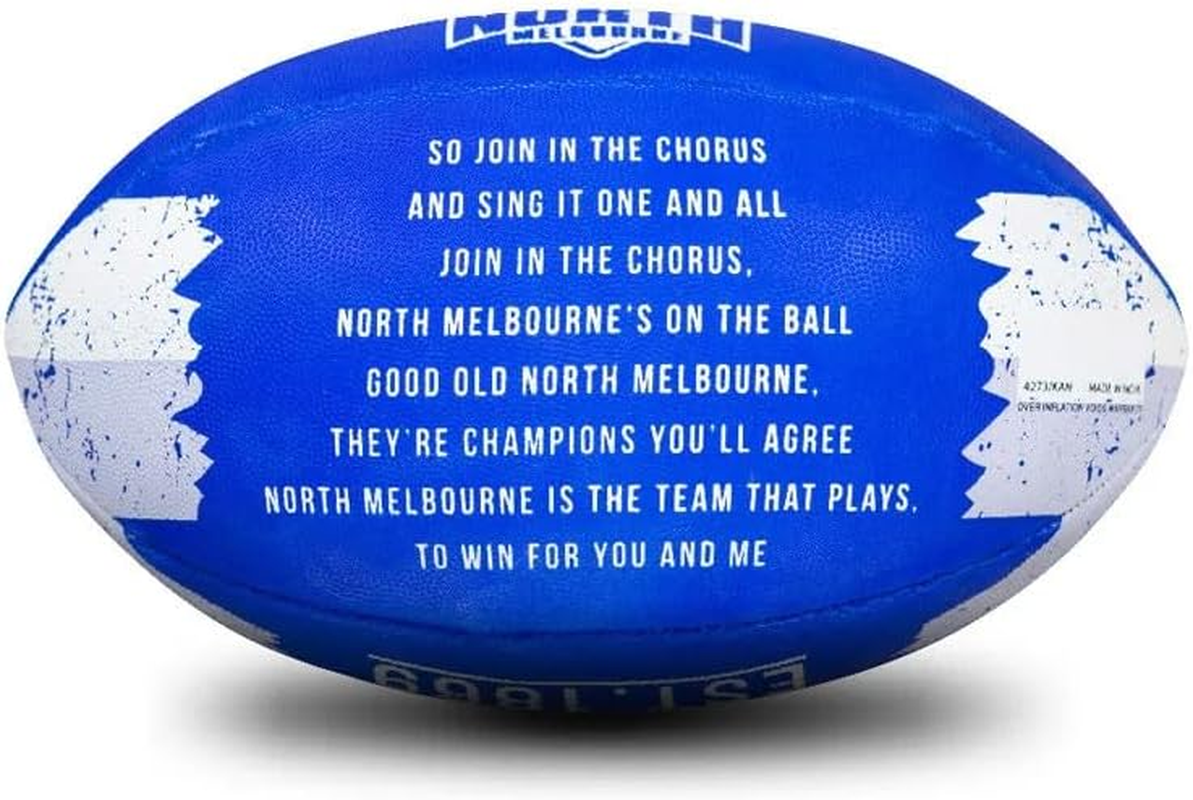 Sherrin AFL North Melbourne Song Football, Size 2 image number 3