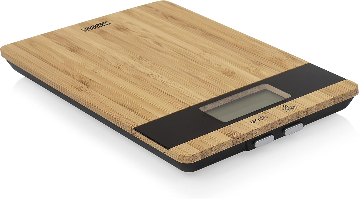 Princess 492944 Pure Kitchen Scale, 5Kg Capacity, Battery Powered, Bamboo image number 3