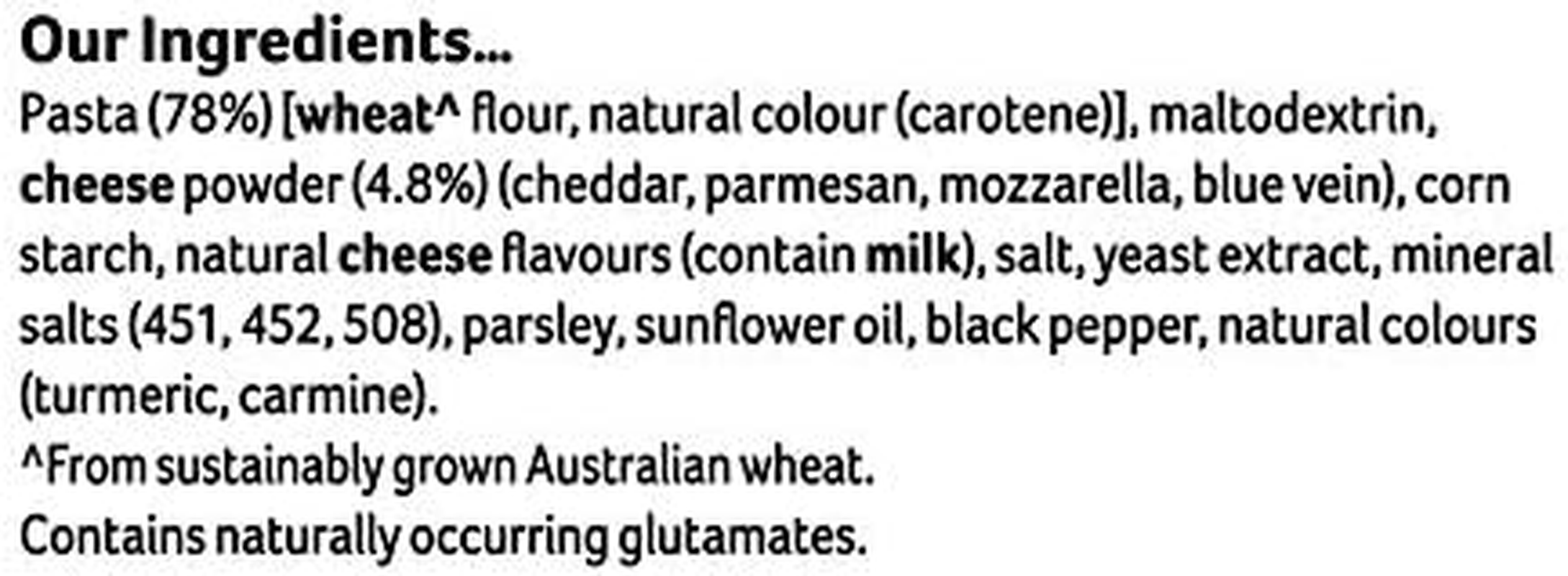 CONTINENTAL Classics Pasta and Sauce Four Cheeses Serves 2, 100 G (Pack of 1) image number 5