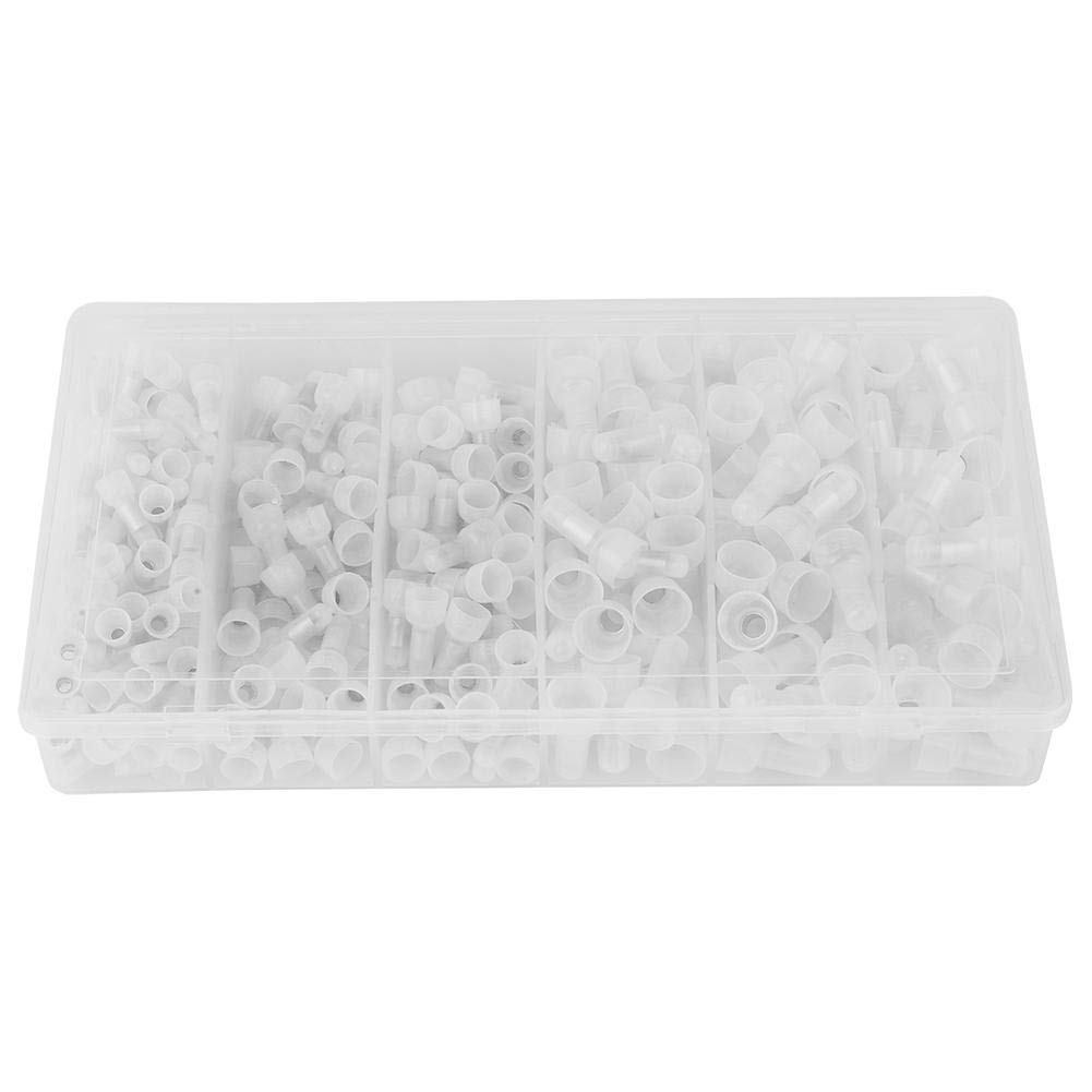 300Pcs 22-16/16-14/12-10 Gauge Close End Cap Crimp Terminals Connectors Kit image number 1