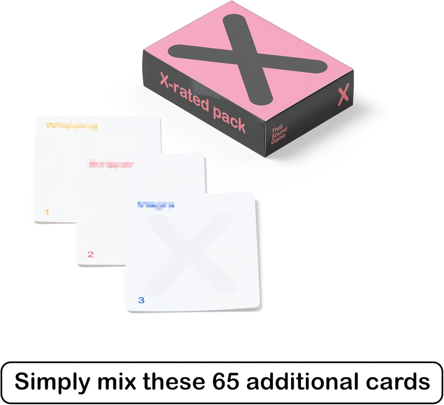 X-Rated Pack - Expansion Pack for That Sound Game, a Noisy Card Game for Weird People - Party Games for Adults, Uni, Hens Night (18+) image number 5