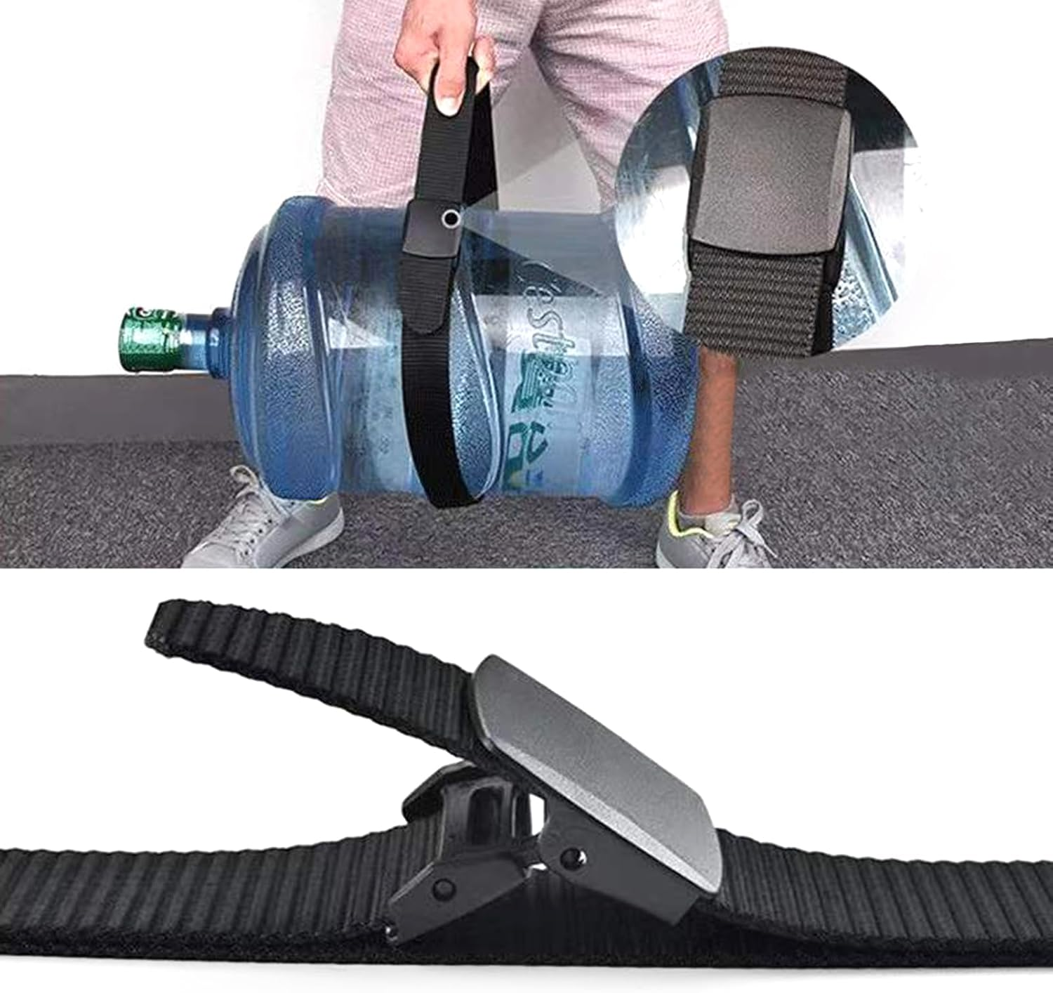 Travel Security Money Belt for Men Secret Hidden Cash Safe Anti-Theft Wallet Belt Waist Pack Hide Stuff Pocket image number 6