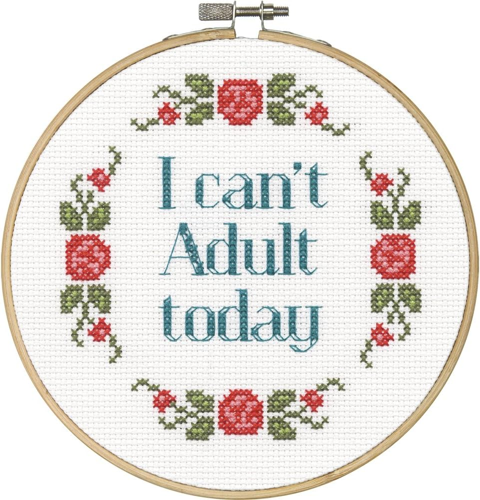 Dimensions Can'T Adult Counted Cross Stitch Kit