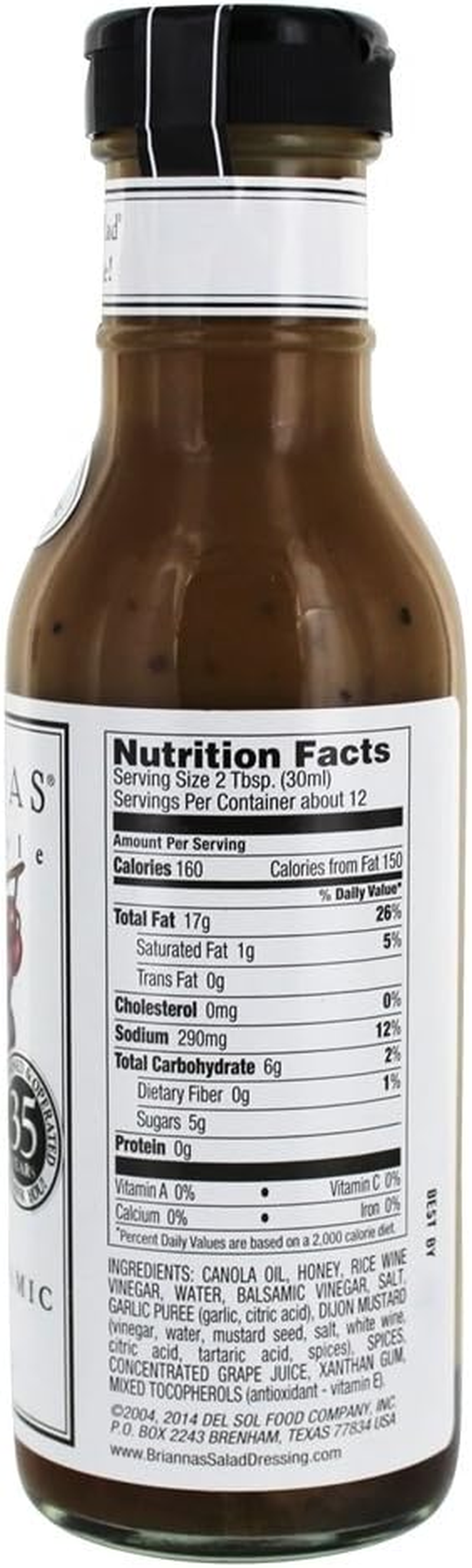 BRIANNAS Salad Dressing, New American, 12 Ounce (Pack of 6) image number 2