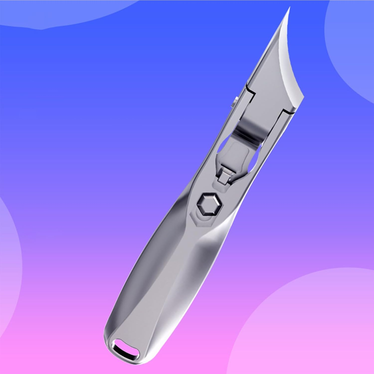 Quzente Professional Nail Clippers | Heavy Duty Nail Cutter - Beveled Anti-Splash Toenail Trimming Tool for Travel Office Home Daily Personal Care Routine Men Women Seniors image number 5