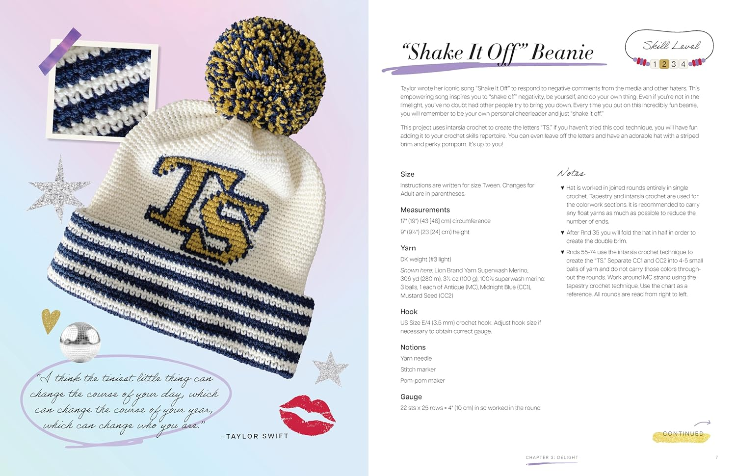 Unofficial Taylor Swift Crochet: 20+ Projects Inspired by the Music and Style Icon image number 2