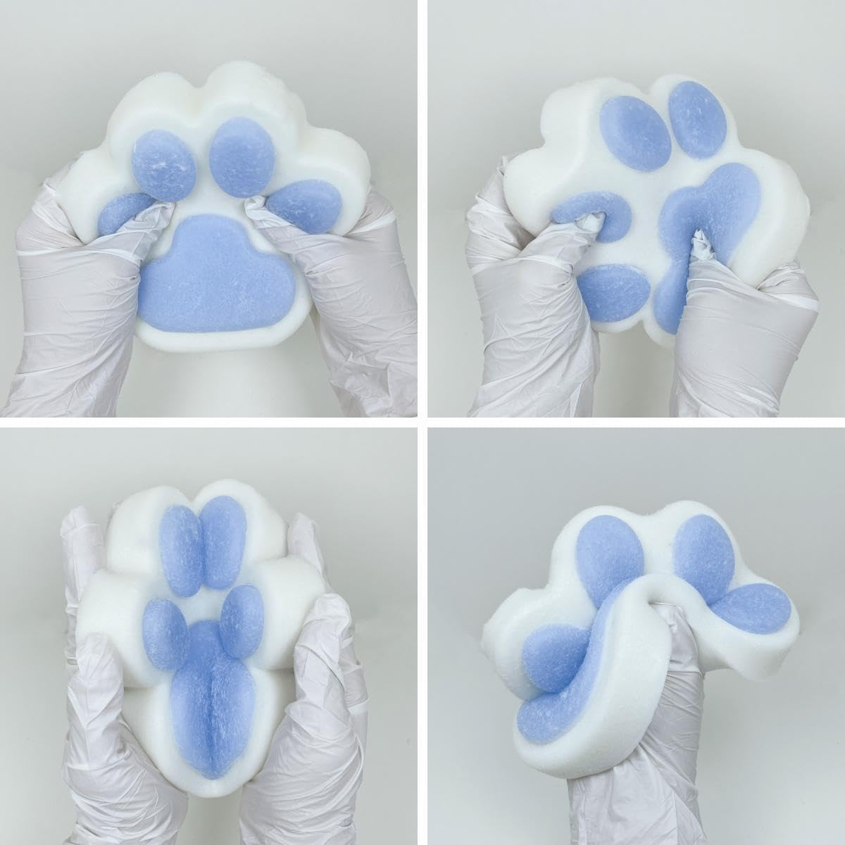 Big Cat Paw Squishy 5.5 Inch Large Size Squishies Squeeze Toys Pinch Family Squishy Cute Soft Silicone Giant Cats Paw Tangcii Fidget Stress Relief Sensory Toys Gifts for Adults Women image number 2