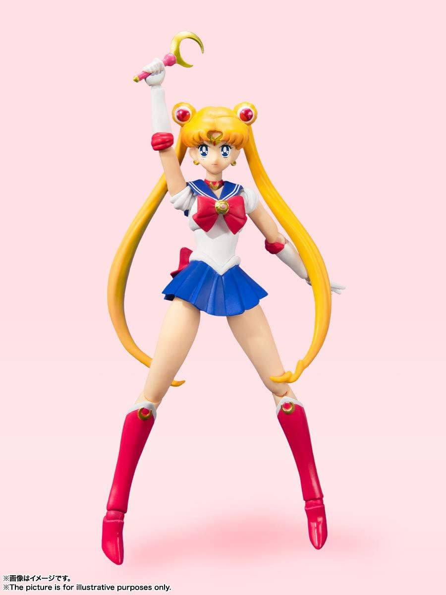 Sailor Moon (Animation Color Edition) Pretty Guardian Sailor Moon, Bandai S.H. Figuarts image number 5