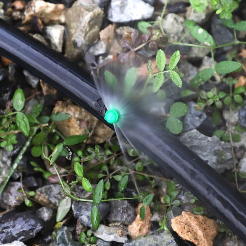 AIMALL 50PCS Micro Spray Jets 90-360D Watering Misting Nozzle Sprinkler Irrigation, Durable Plastic Misting Sprinklers, Easy Install on PVC/PPR/PE Pipes image number 2